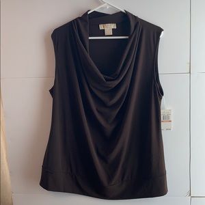 NWT Michael Kors Woman Chocolate 2X Blouse 💋
